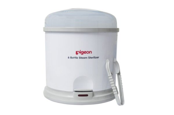 Pigeon Bottle Steam Sterilizer (For 6 Bottle) - White-0