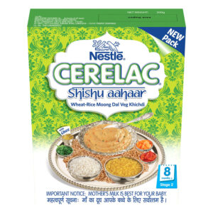 Nestle Cerelac Shishu Aahaar Wheat Rice Moong Dal Veg Khichidi (8m+) Stage 2 - 300 gm-18510