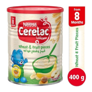 Nestle Cerelac Infant Cereal Wheat & Fruit Pieces (8M+) - 400g -0