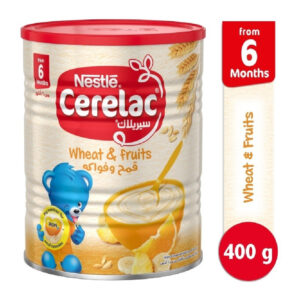 Nestle Cerelac Infant Cereal Wheat & Fruits (6M+) - 400gm-0