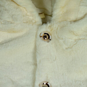 Toddler Animal Hood Fur Jacket for Winter - Cream-17555