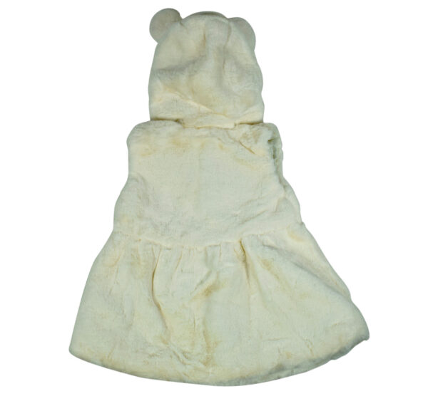 Toddler Animal Hood Fur Jacket for Winter - Cream-17553