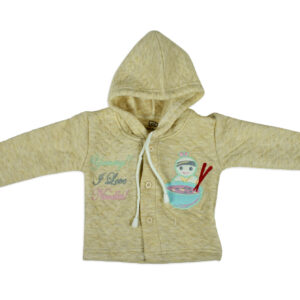 Little Darling Quilted Top & Bottom Hooded Winter Set - Coffe-17799