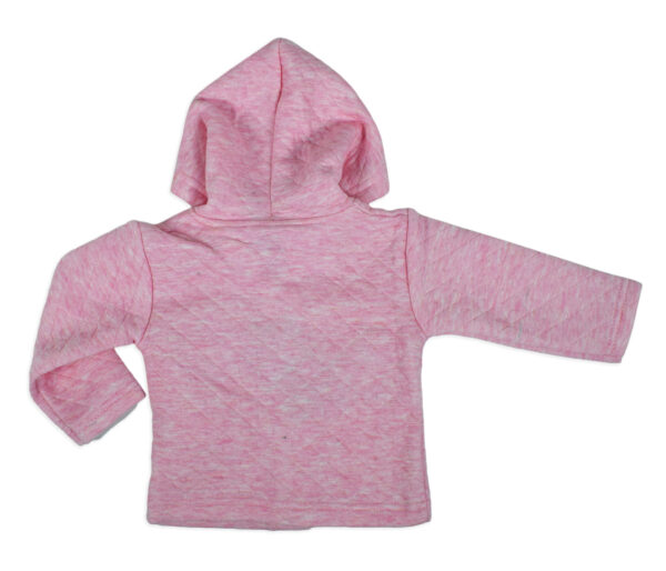 Little Darling Quilted Top & Bottom Hooded Winter Set - Pink-17817