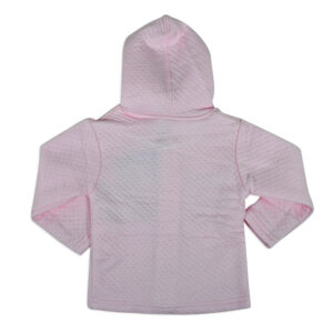 Little Darling Quilted Top & Bottom Hooded Winter Set (Rabbit) - Pink-17882