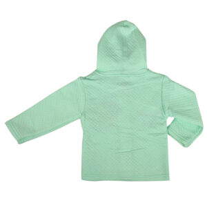 Little Darling Quilted Top & Bottom Hooded Winter Set (Rabbit) - Aqua-17893