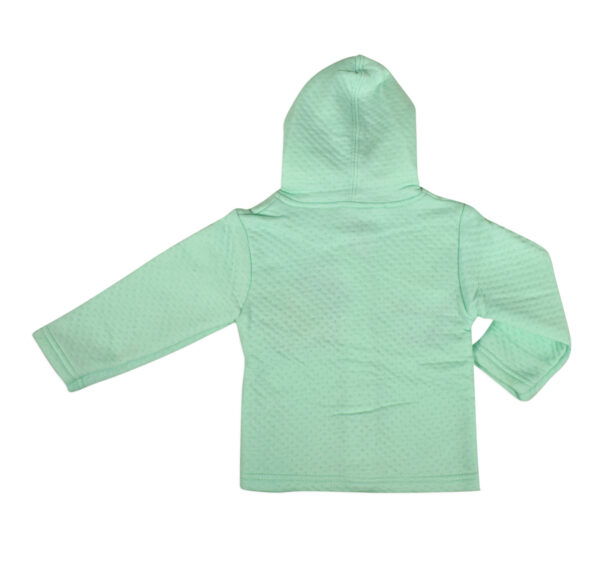 Little Darling Quilted Top & Bottom Hooded Winter Set (Rabbit) - Aqua-17893