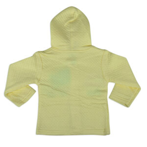 Little Darling Quilted Top & Bottom Hooded Winter Set (Rabbit) - Yellow-17905