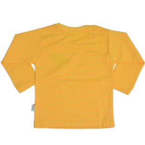 Fun Full Sleeve Cotton T-shirt - Orange-18209