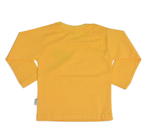 Fun Full Sleeve Cotton T-shirt - Orange-18209