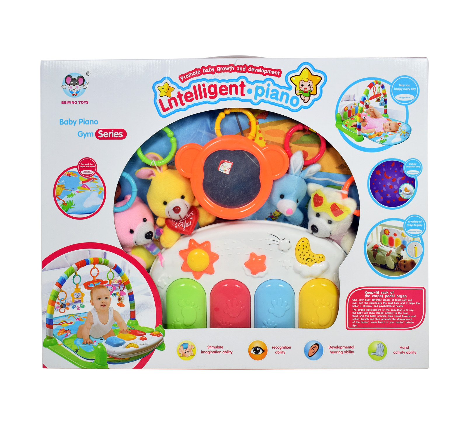 baby play mat with kick piano