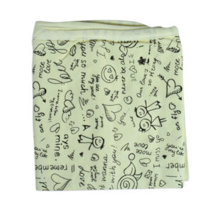 Hooded Baby Wrapping Sheet - Yellow-18406