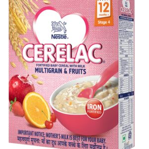 Nestle Cerelac Baby Cereal Multigrain & Fruits Stage 4 (12M+) - 300gm-17950