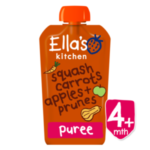 Ella's Kitchen Squash Carrots Apples + Prunes (4M+) - 120gm-0