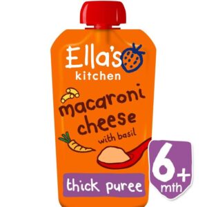 Ella's Kitchen Mmmmm Macaroni Cheese with Basil (6M+) - 120gm-0