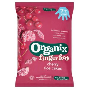 Organix Finger Foods Rice Cakes Cherry (7M+) - 50g-0