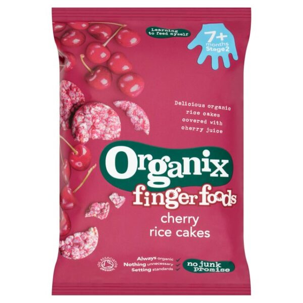 Organix Finger Foods Carrot & Tomato Rice Cakes - 50gm-18937