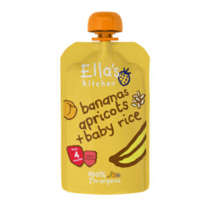 Ella's Kitchen Organic Bananas, Apricots & Baby Rice (4M+) - 120g-0