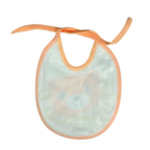 Babys World Bear Print Bib (S)-19045