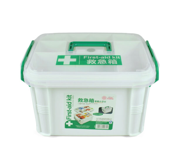 Baby First-Aid Medical Kit Cum Storage Box - White-0