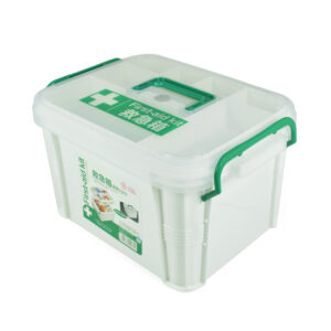 Baby First-Aid Medical Kit Cum Storage Box - White-19517