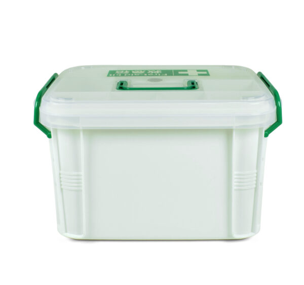 Baby First-Aid Medical Kit Cum Storage Box - White-19518