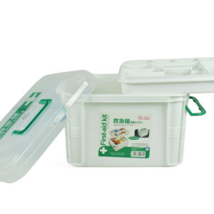 Baby First-Aid Medical Kit Cum Storage Box - White-19519