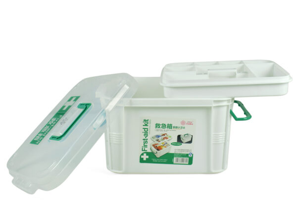 Baby First-Aid Medical Kit Cum Storage Box - White-19519