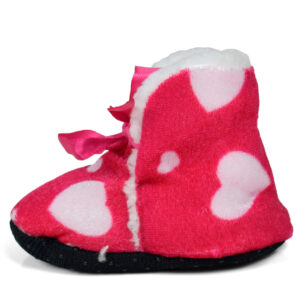 Soft Cozy Fleecy Baby Fur Shoes - Pink-19253