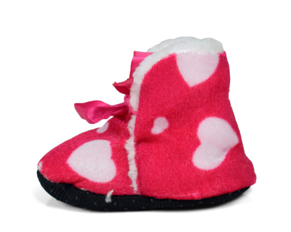 Soft Cozy Fleecy Baby Fur Shoes - Pink-19253