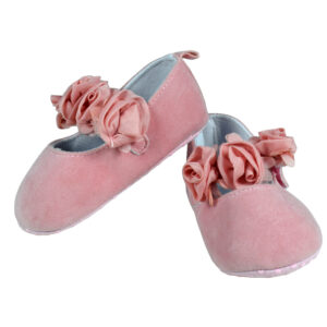 Babys Soft Sandals/Booties for Girls - Peach-19510