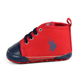 Babys Soft Shoes/Booties - Red-19386