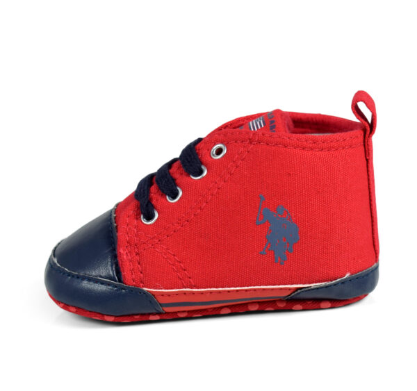 Babys Soft Shoes/Booties - Red-19386