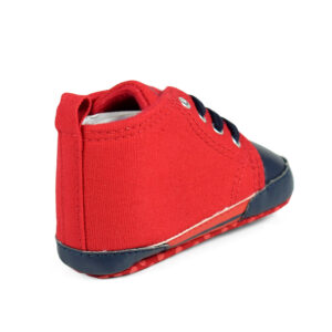 Babys Soft Shoes/Booties - Red-19387