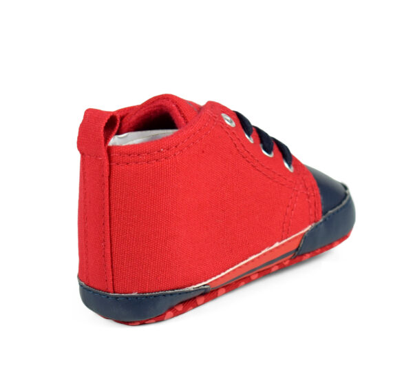 Babys Soft Shoes/Booties - Red-19387