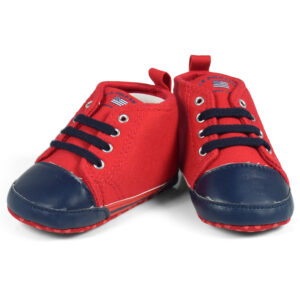 Babys Soft Shoes/Booties - Red-19385