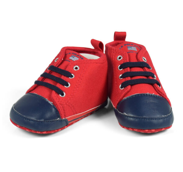 Babys Soft Shoes/Booties - Red-19385