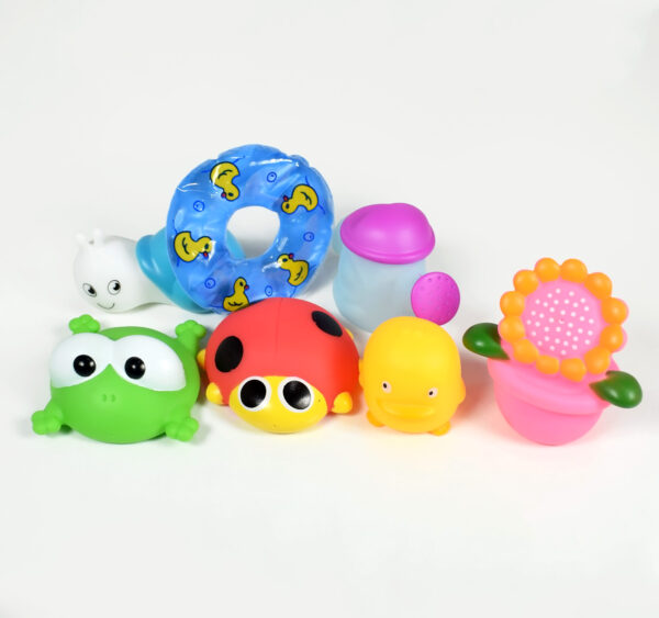 Choo Choo Bath Toys (Multicolor) - Pack of 7-0