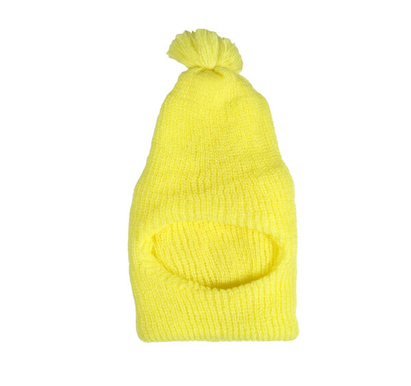 Solid Color Monkey Cap - Yellow-0