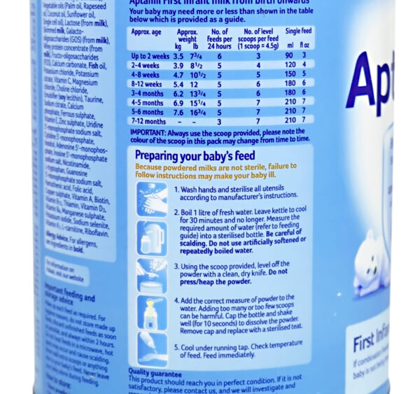 Aptamil First Infant Milk Stage-1 (From Birth) - 800g-19451