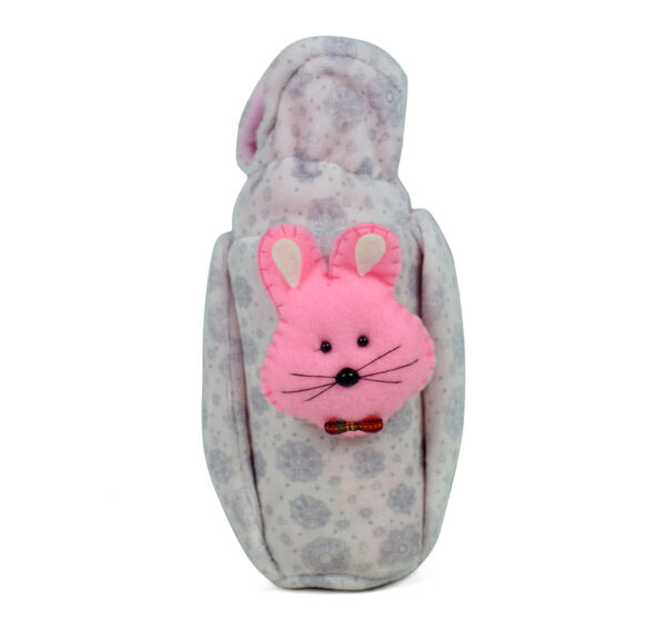 Baby Plush Feeding Bottle Cover (M) - Pink-0