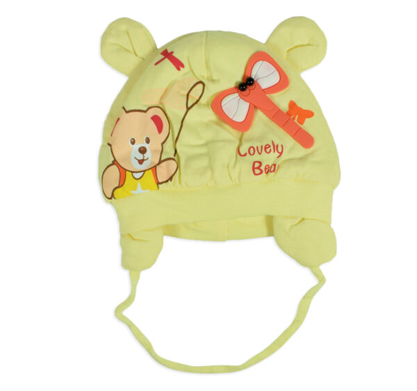 Baby Winter Cap (Assorted Character) - Yellow-0