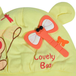 Baby Winter Cap (Assorted Character) - Yellow-18599