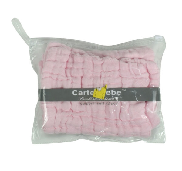 Baby Diaper Liner Pack of 2 - Pink-18617