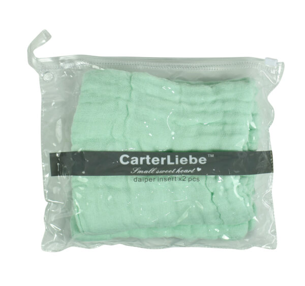 Baby Diaper Liner Pack of 2 - Aqua-18633