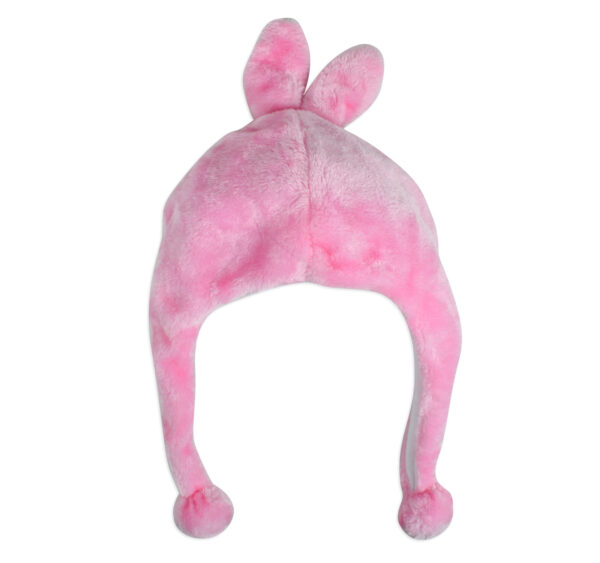 Baby Fur Winter Cap (Rabbit Character) - Pink-18694