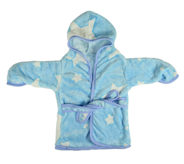 Baby Very Soft Hooded Bathing Gown, Towel, - Sky Blue-0