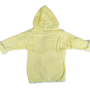 Baby Hooded Bathing Gown (Towel) - Yellow-18791