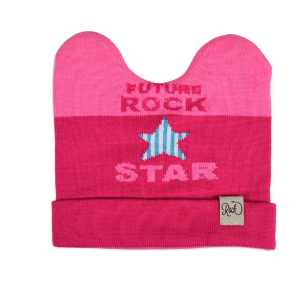 Baby Woolen Cap For Winter - Pink-0