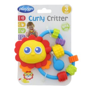 Playgro Curly Critter (Panda) - Multicolor-0